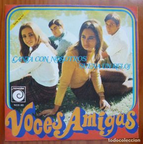 Discos de vinilo: VOCES AMIGAS / CANTA CON NOSOTROS / 1968 / SINGLE